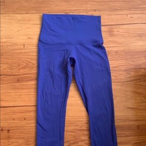 Royal Blue Hugh Waisted Lululemon Wunderunders